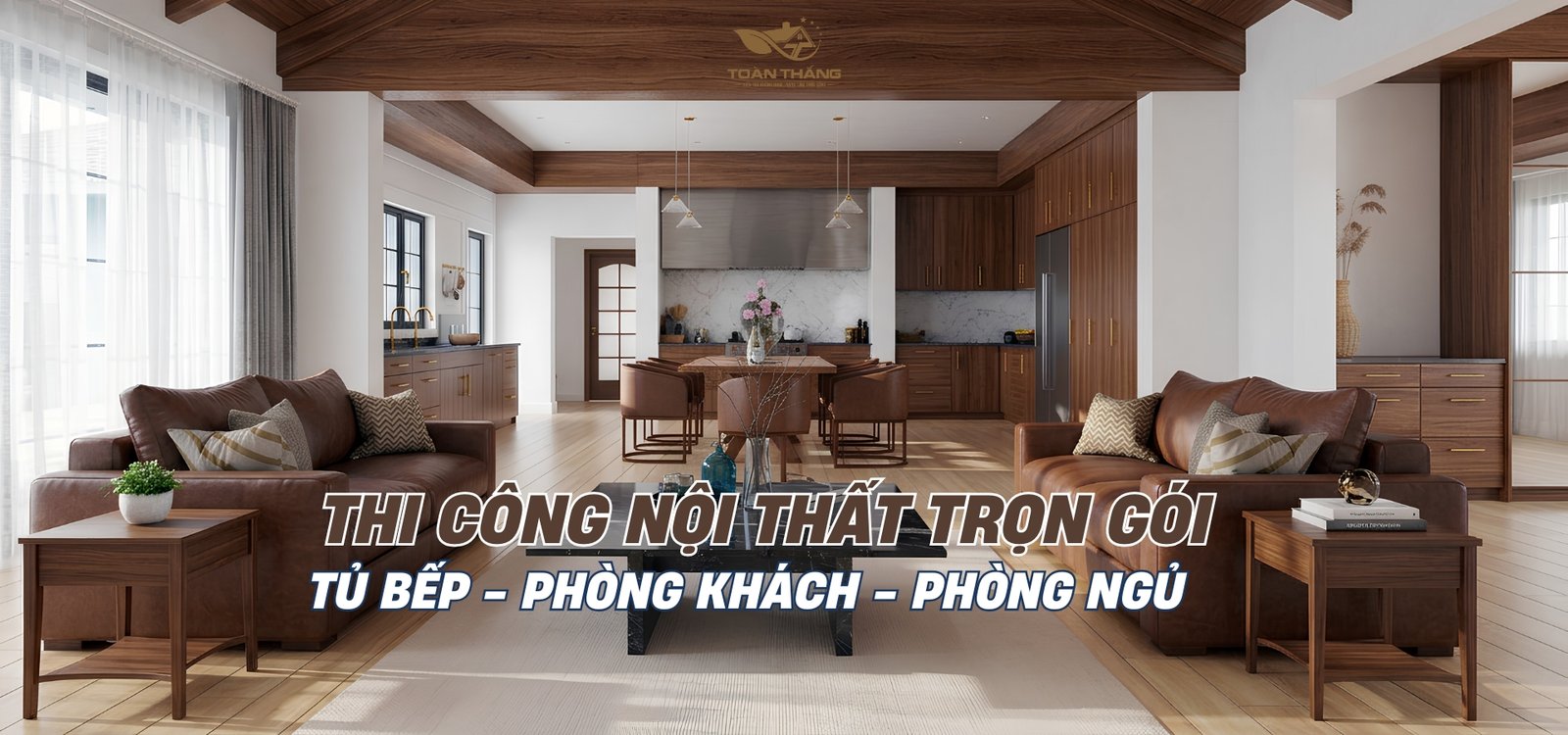 Tủ bếp inox cánh Acrylic cùng nội thất căn hộ gia đình anh Châu chị Tuyết Ecopark Hà Nội