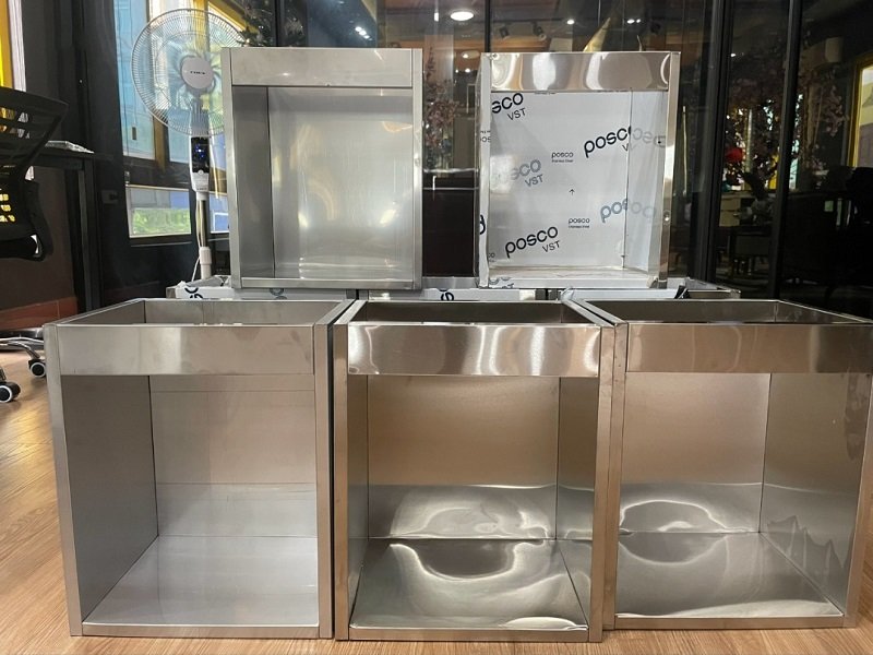 thùng tủ bếp inox hệ module