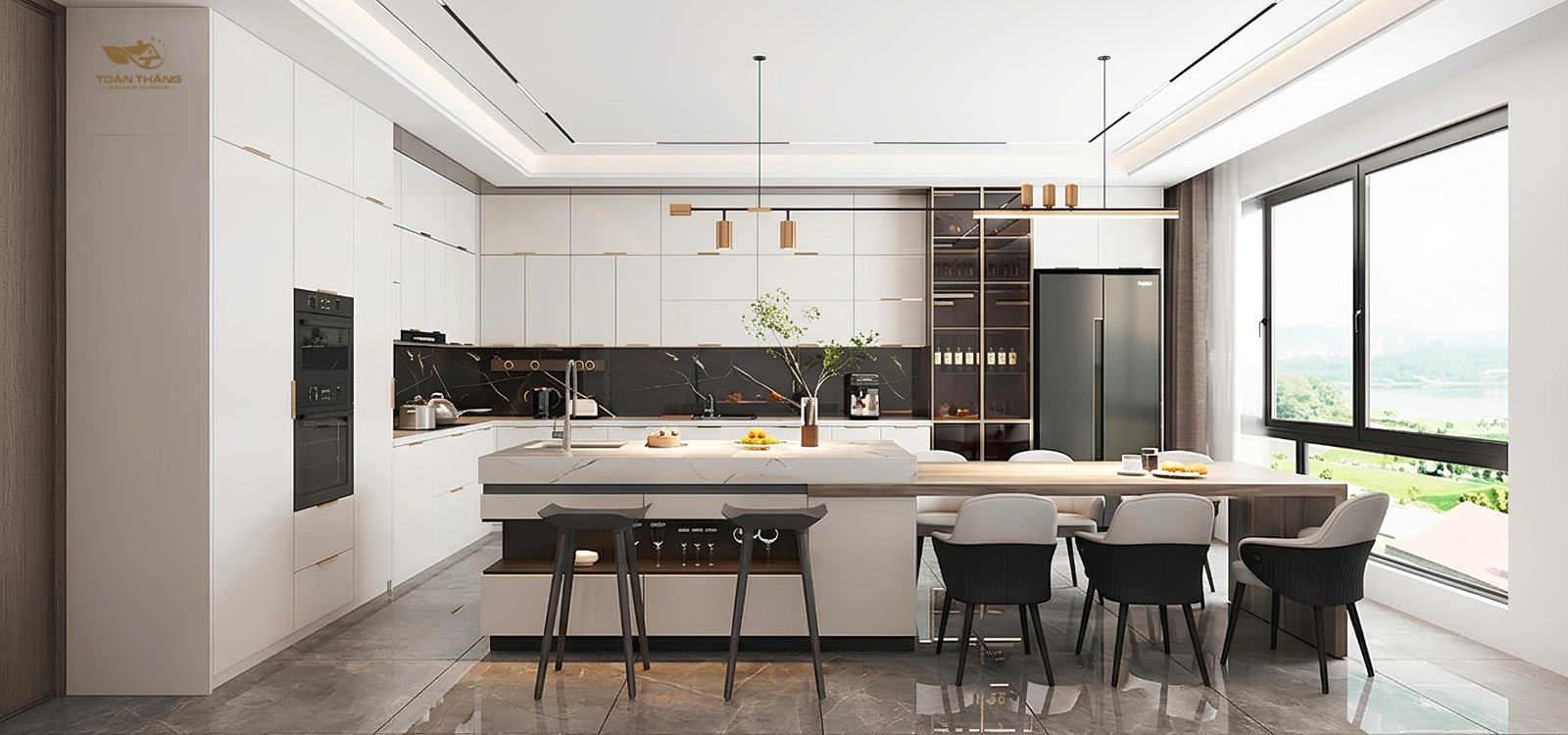 Thiết kế nội thất tủ bếp
